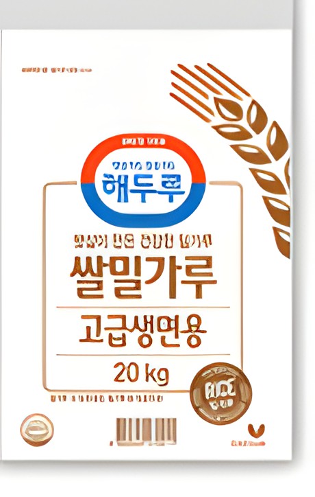 해두루 쌀밀가루 고급생면용 20kg